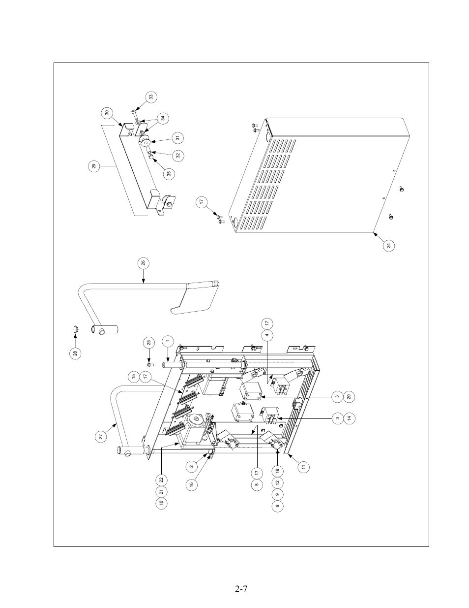 7 2.2.3 basket lift assembly and associated parts | Frymaster FOOTPRINT RE80 User Manual | Page 36 / 64