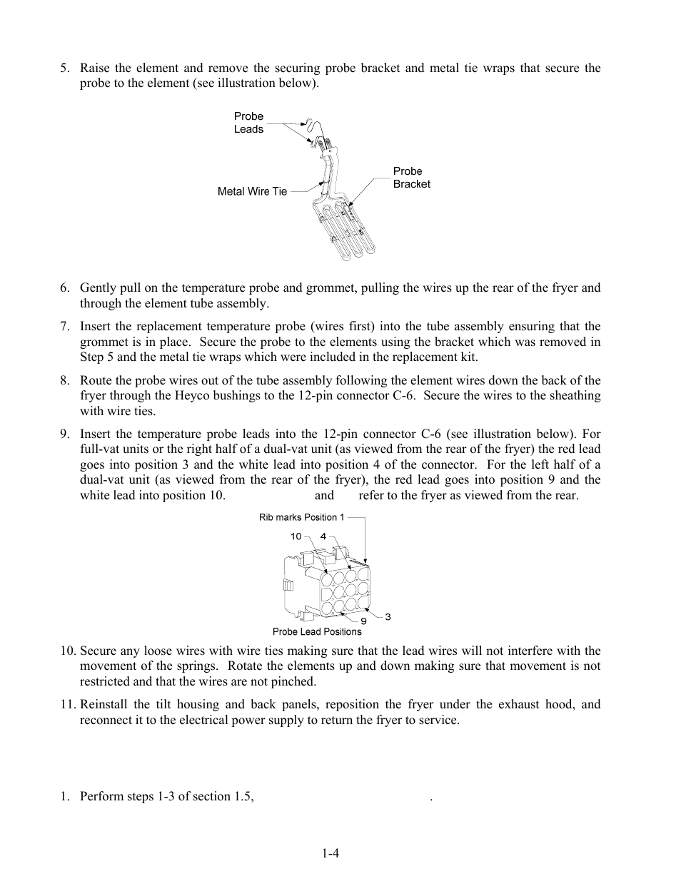 6 replacing a heating element | Frymaster FOOTPRINT RE80 User Manual | Page 9 / 64