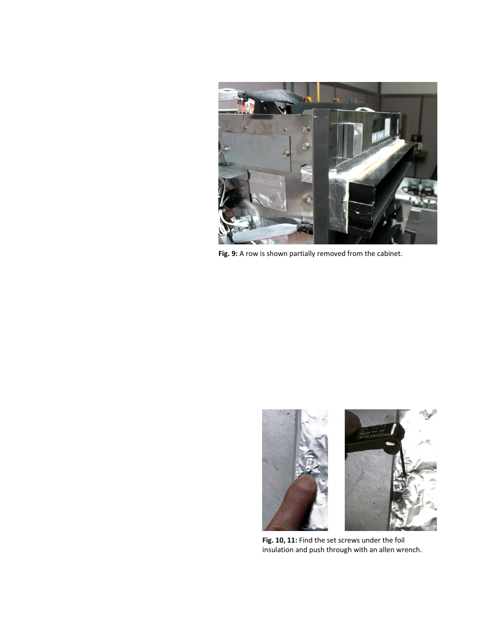 Cabinet service procedures | Frymaster 8196606 User Manual | Page 15 / 24