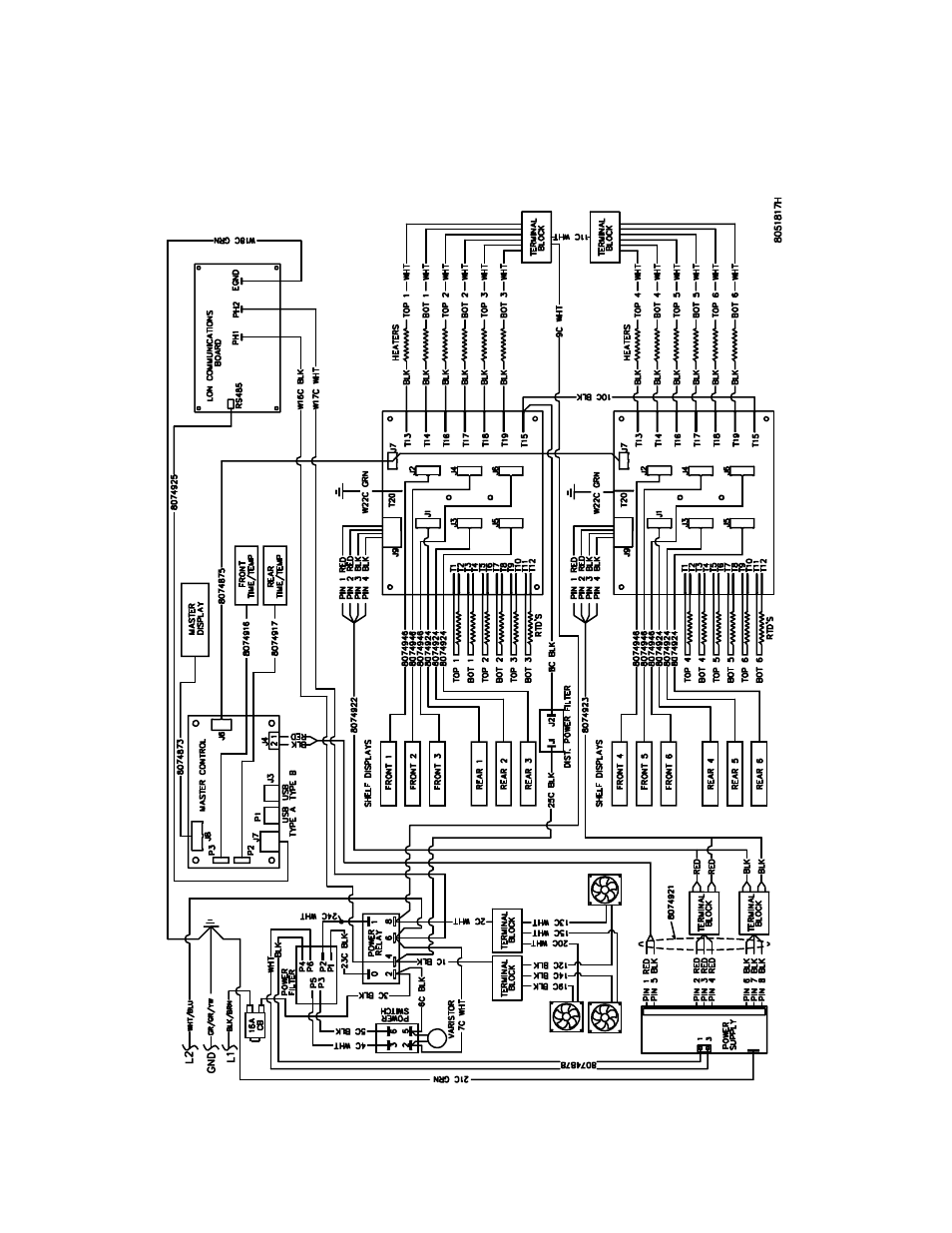 Cabinet wiring diagrams, Wiring diagram, delta power, l1-l2 | Frymaster 8196606 User Manual | Page 22 / 24
