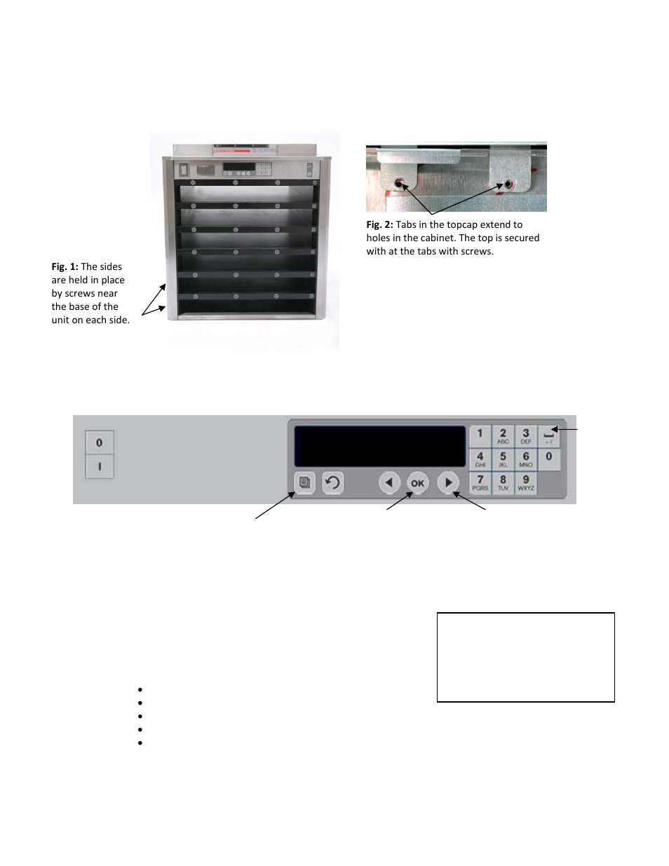 Cabinet service procedures, 2 service procedures | Frymaster 8196606 User Manual | Page 6 / 24
