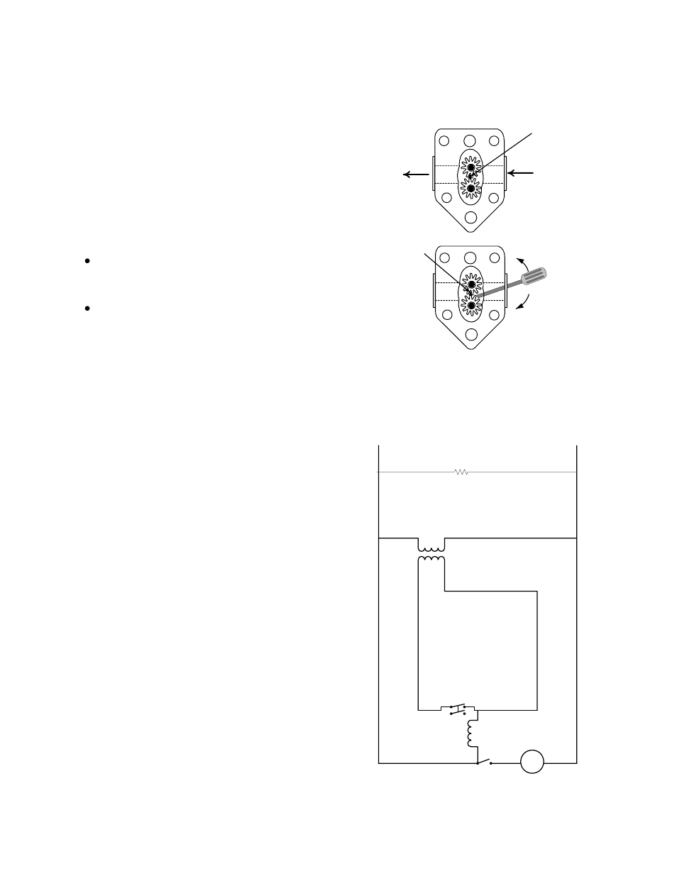 Disconnect power to the filter system, Remove the input plumbing from the pump, Use a screwdriver to manually turn the gears | Frymaster 35 Series User Manual | Page 20 / 40