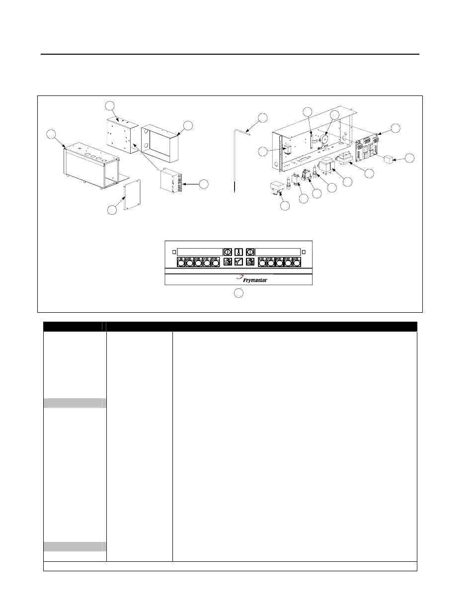 4 component box components | Frymaster FPD65 User Manual | Page 52 / 60