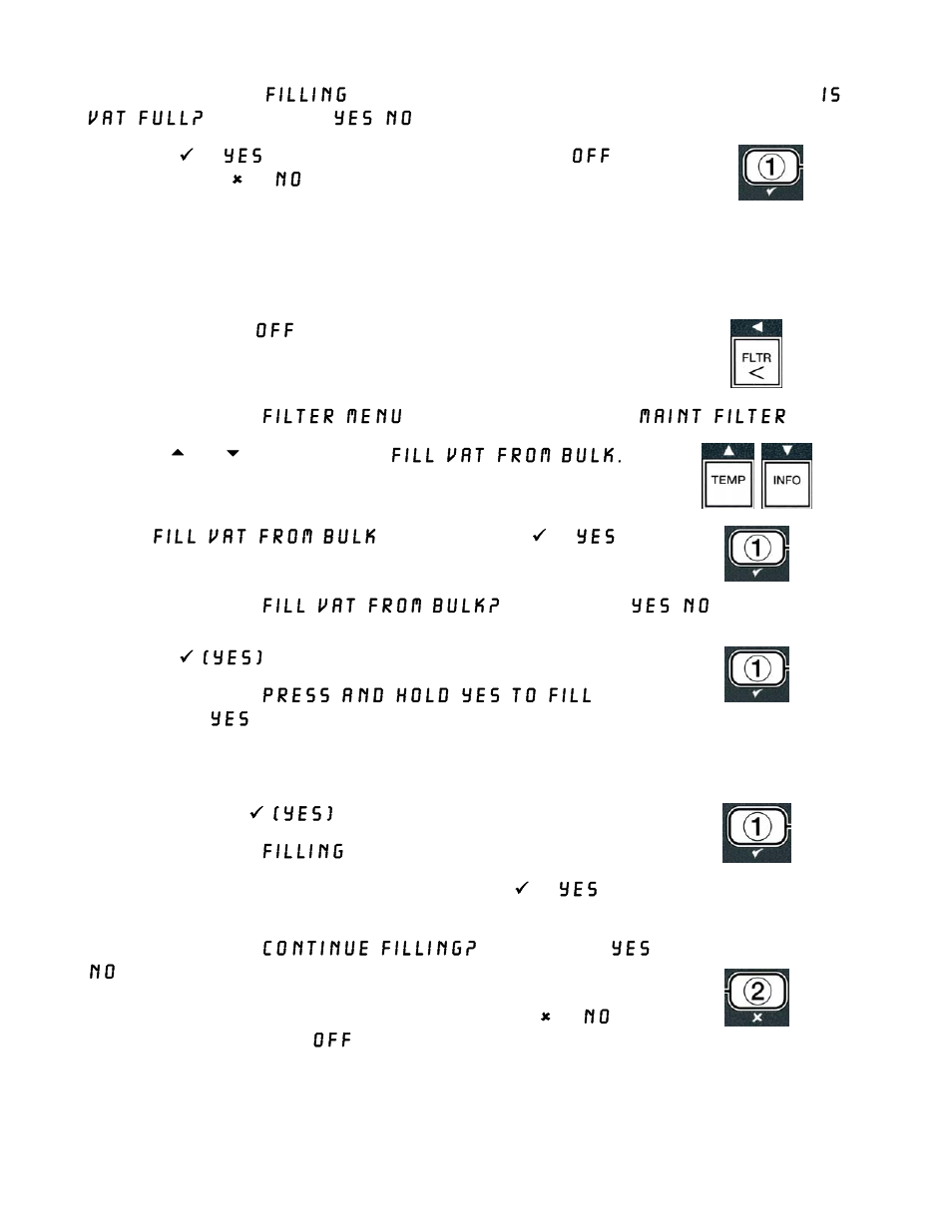 4 fill vat from bulk | Frymaster LOV BIGLA30 User Manual | Page 46 / 88