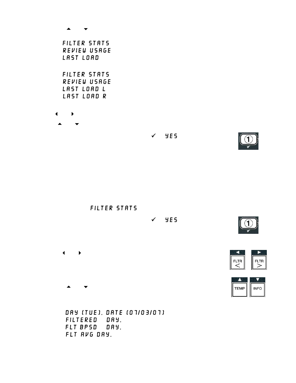 1 filter stats mode | Frymaster LOV BIGLA30 User Manual | Page 59 / 88