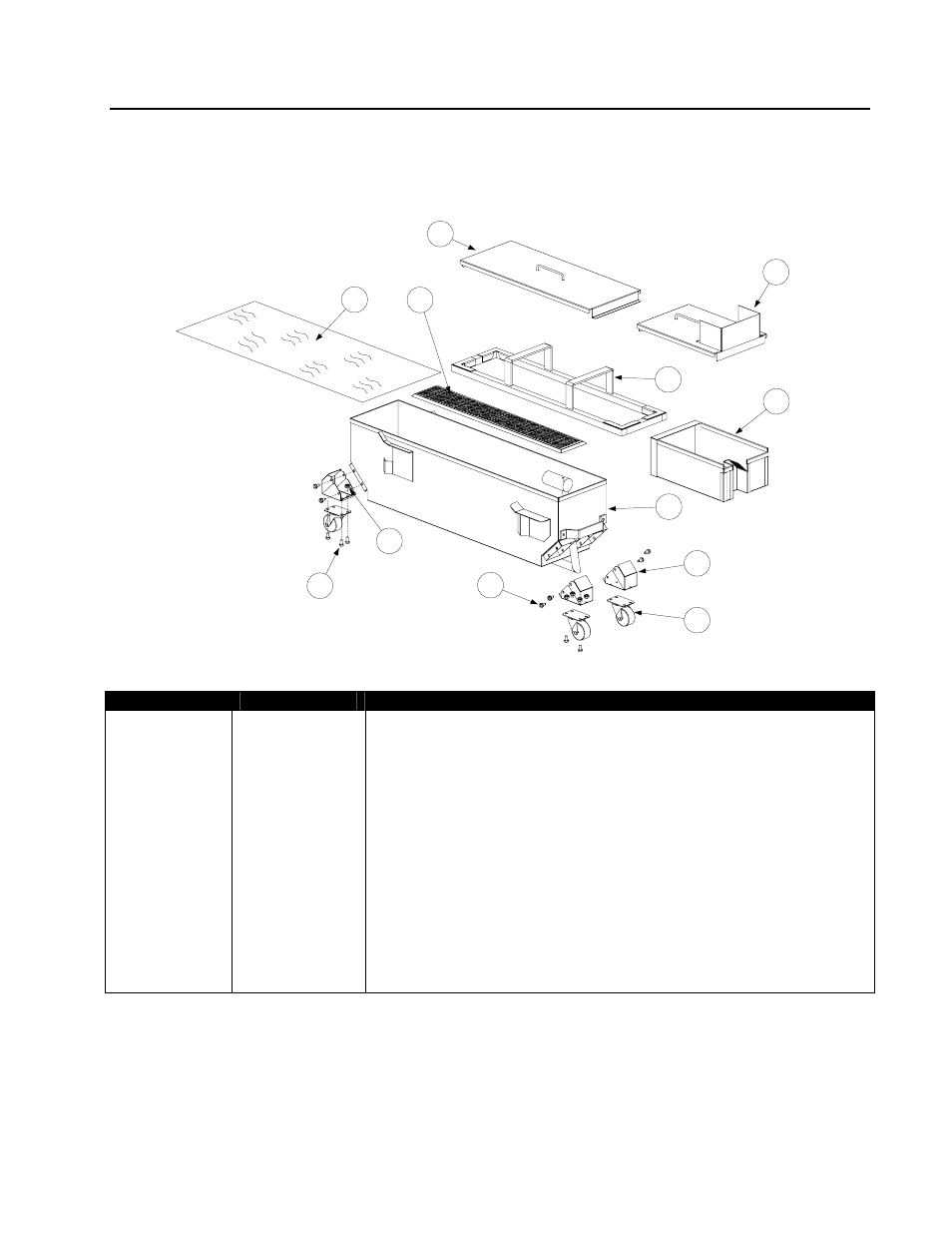 9 suff filtration components, 1 suff filtration components; d50 series fryers | Frymaster D User Manual | Page 93 / 100
