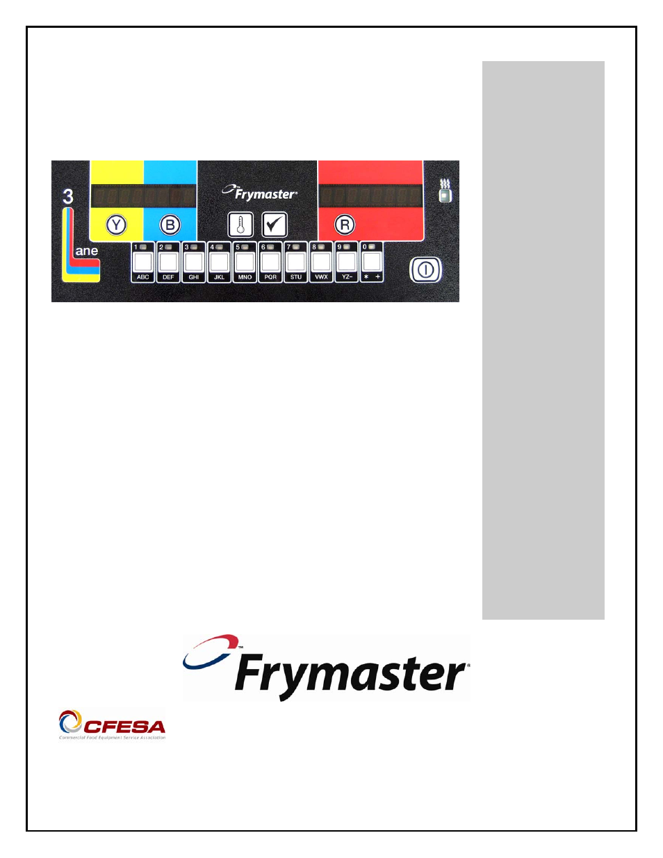 Frymaster 1814 User Manual | 10 pages