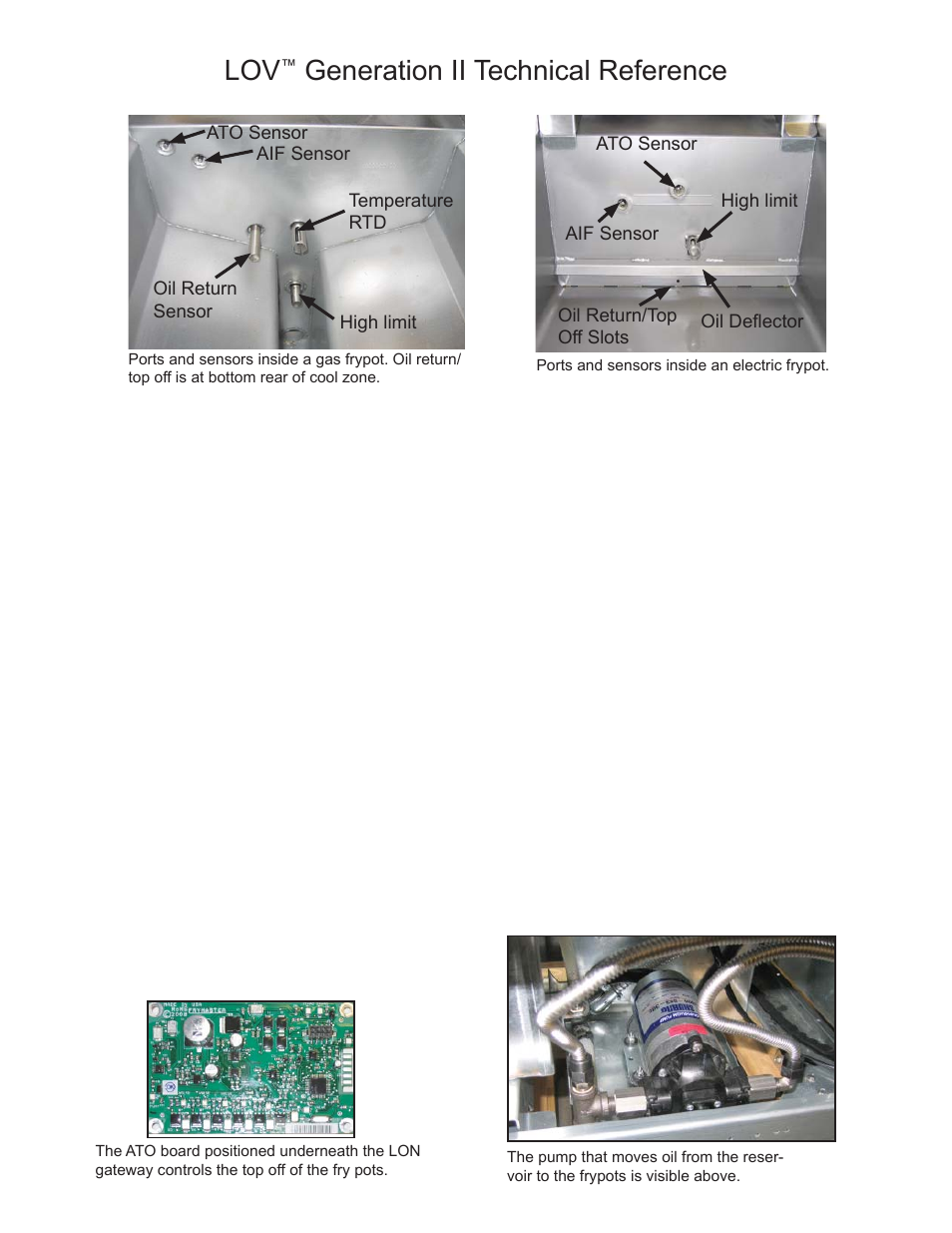 The lov, Systems, Generation ii technical reference | Frymaster LOV M3000 User Manual | Page 3 / 50