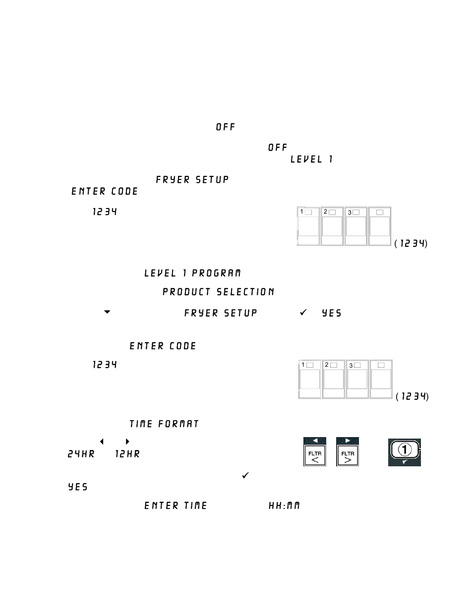9 fryer setup mode programming | Frymaster 14 Series User Manual | Page 27 / 78