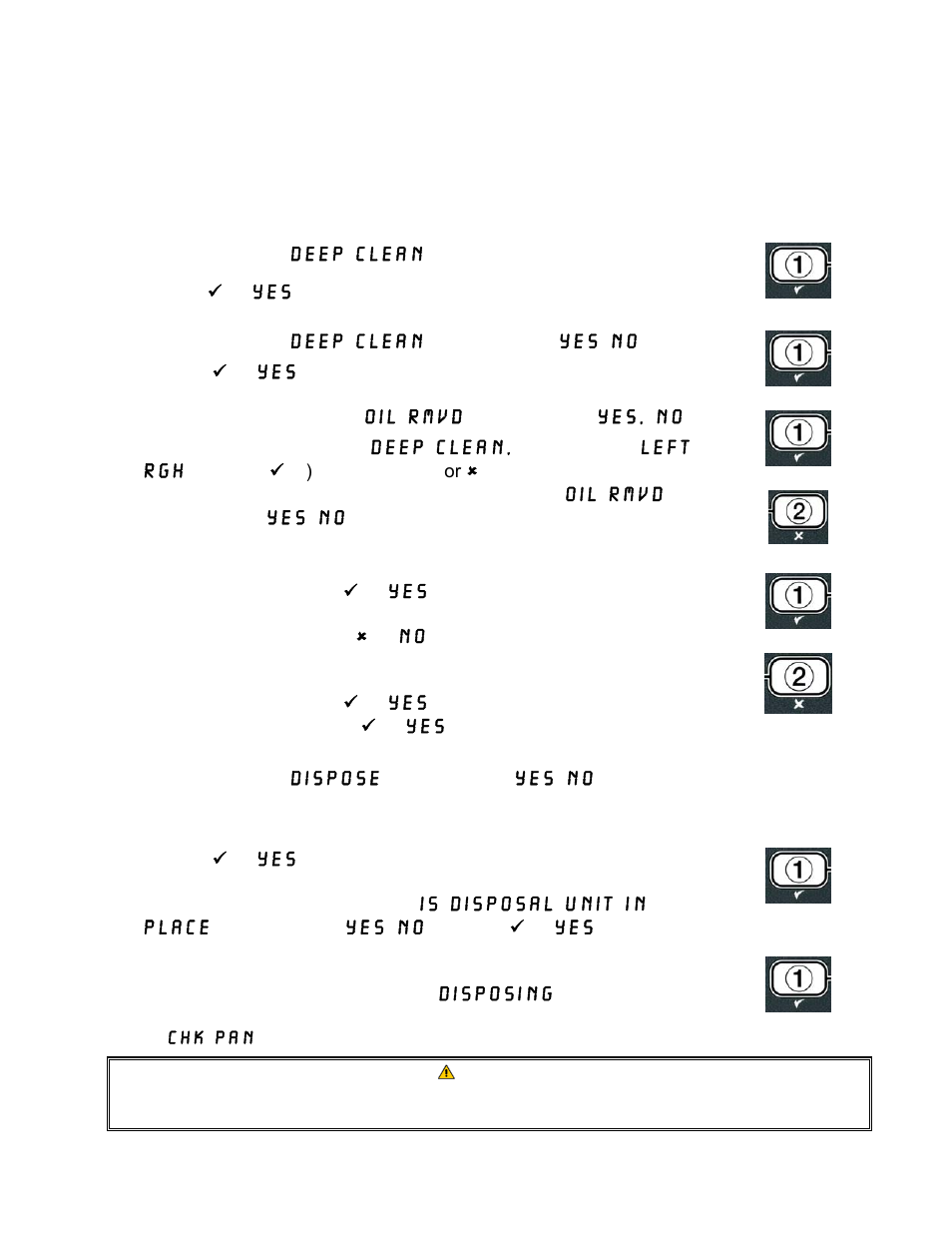 3 deep clean mode (boil-out) | Frymaster 14 Series User Manual | Page 45 / 78