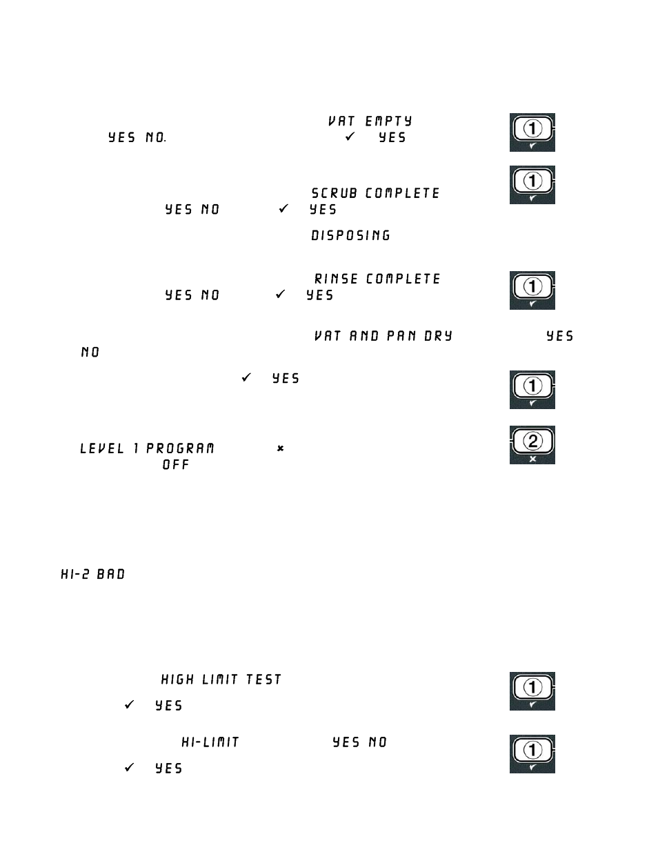 4 high-limit test mode | Frymaster 14 Series User Manual | Page 48 / 78