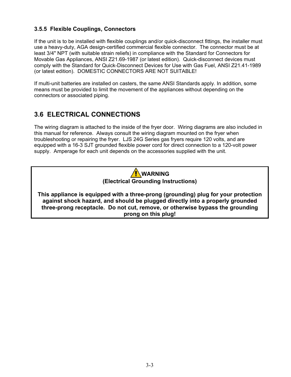 Frymaster 1824G User Manual | Page 13 / 44