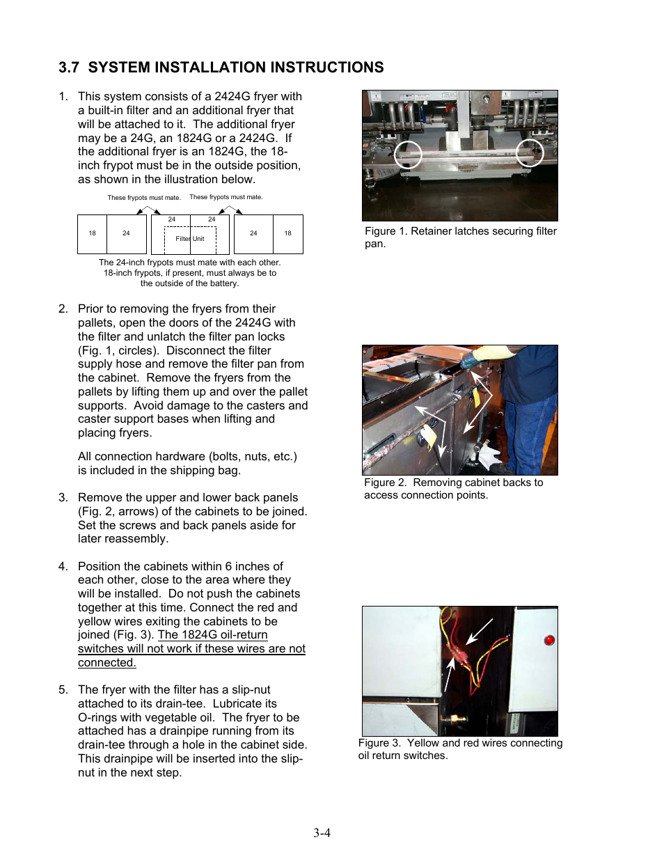 7 system installation instructions | Frymaster 1824G User Manual | Page 14 / 44