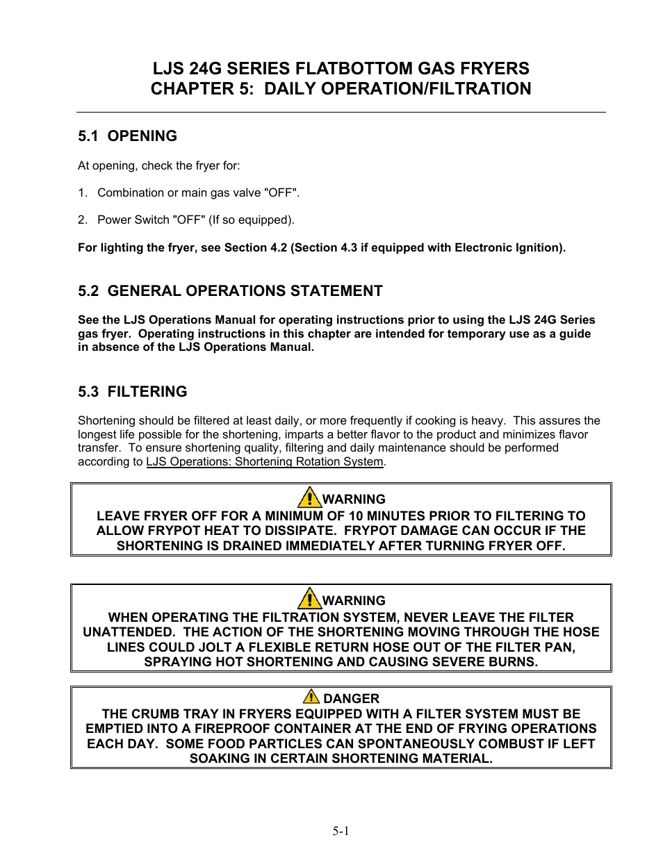 Frymaster 1824G User Manual | Page 23 / 44