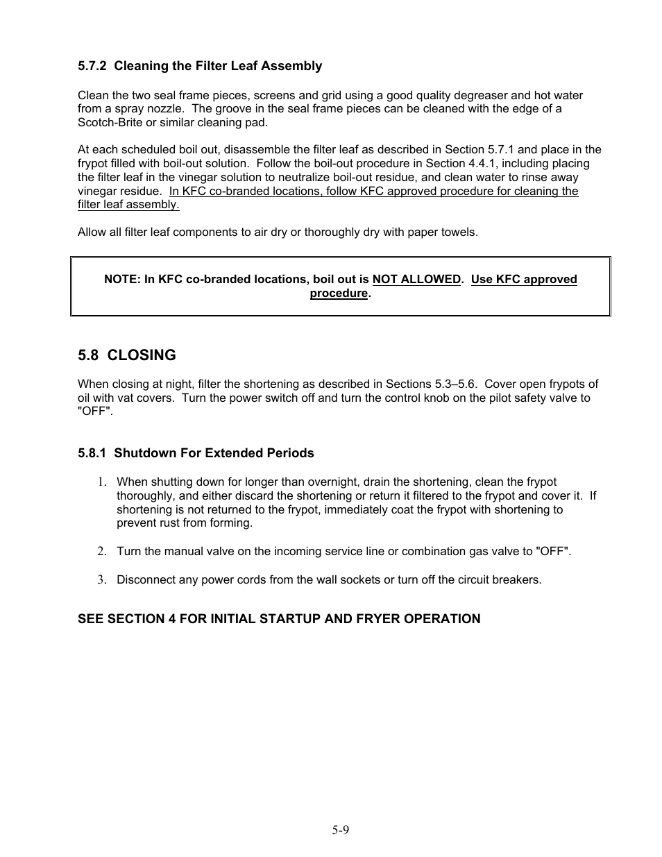 Frymaster 1824G User Manual | Page 31 / 44