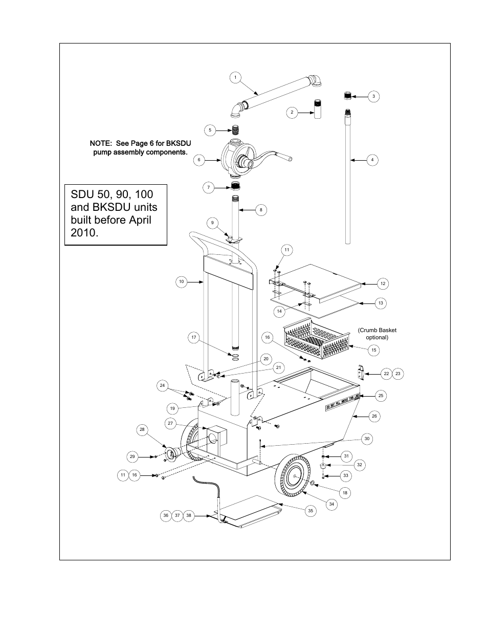 Frymaster SDU 50 User Manual | Page 12 / 16