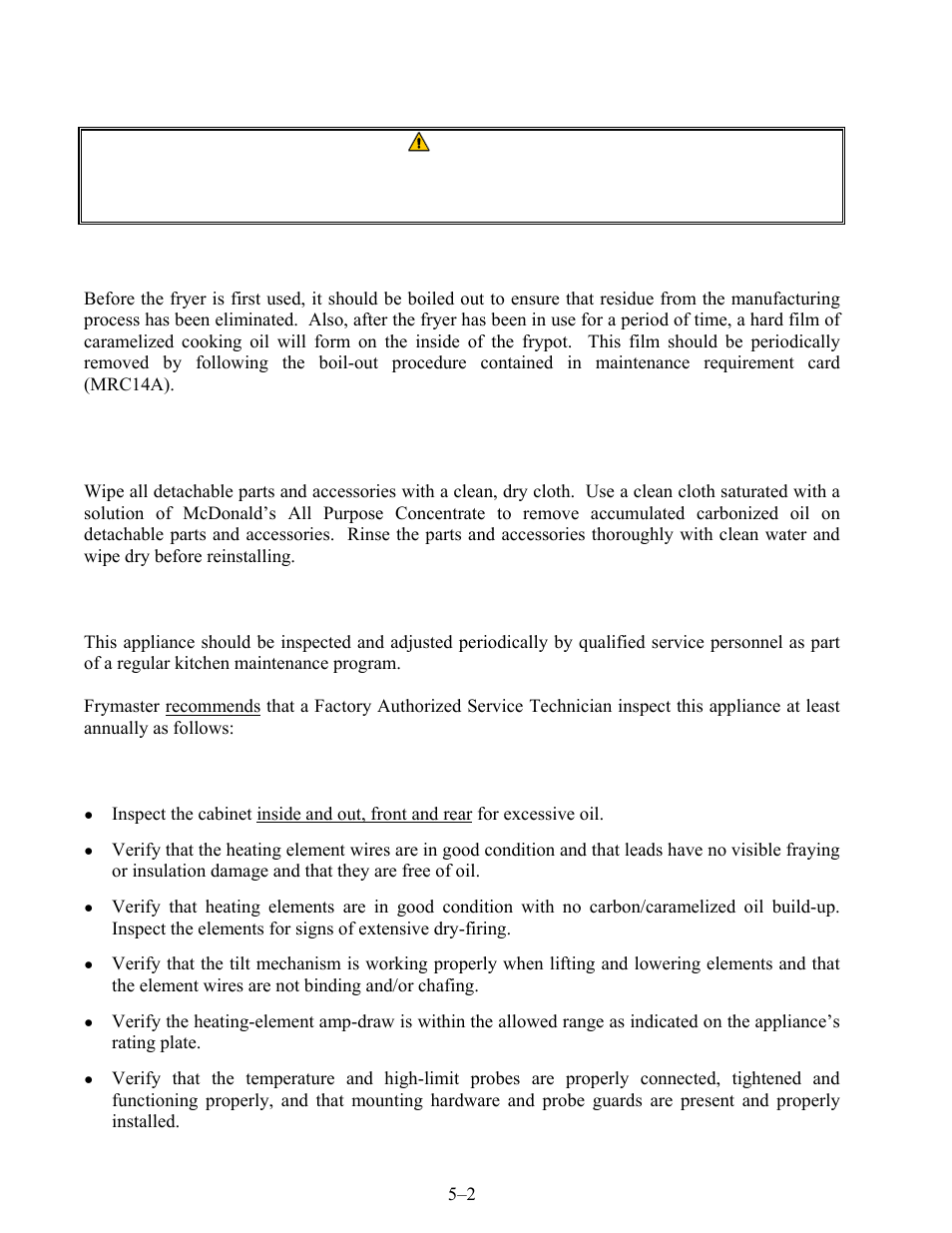 Frymaster BIRE14 User Manual | Page 22 / 32