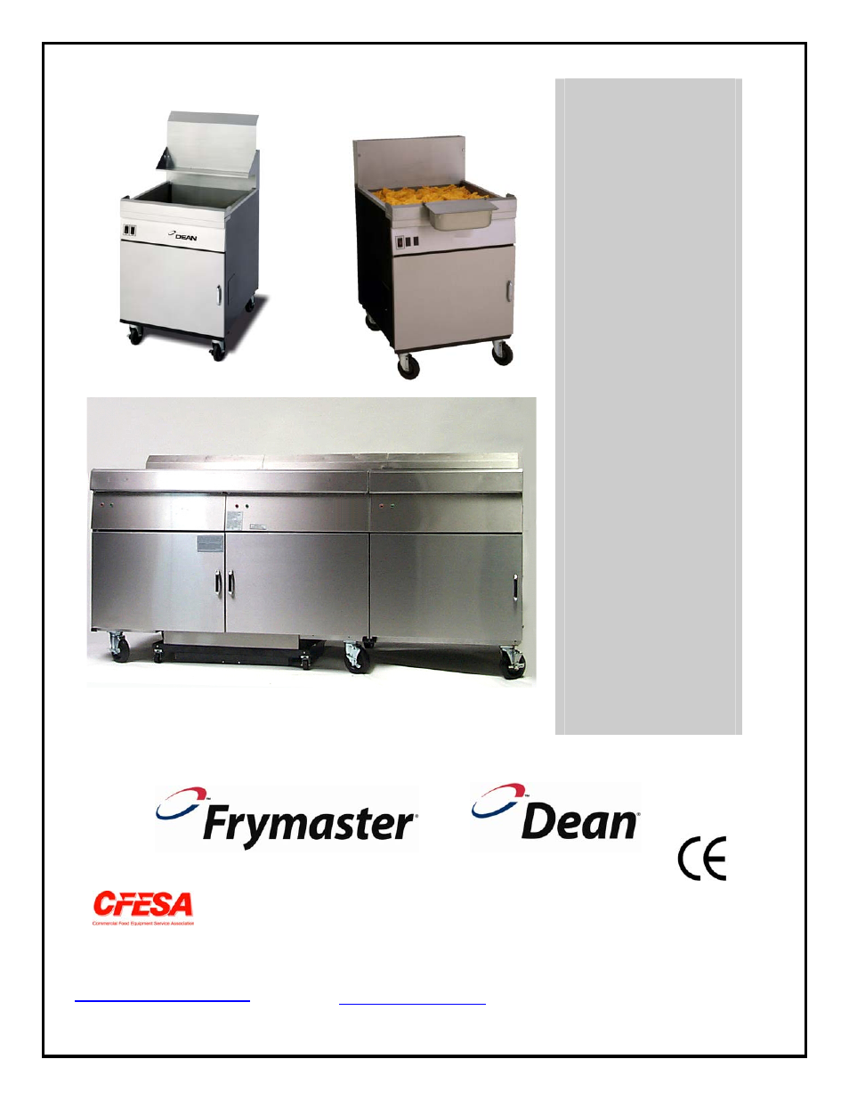 Frymaster 2424G User Manual | 68 pages