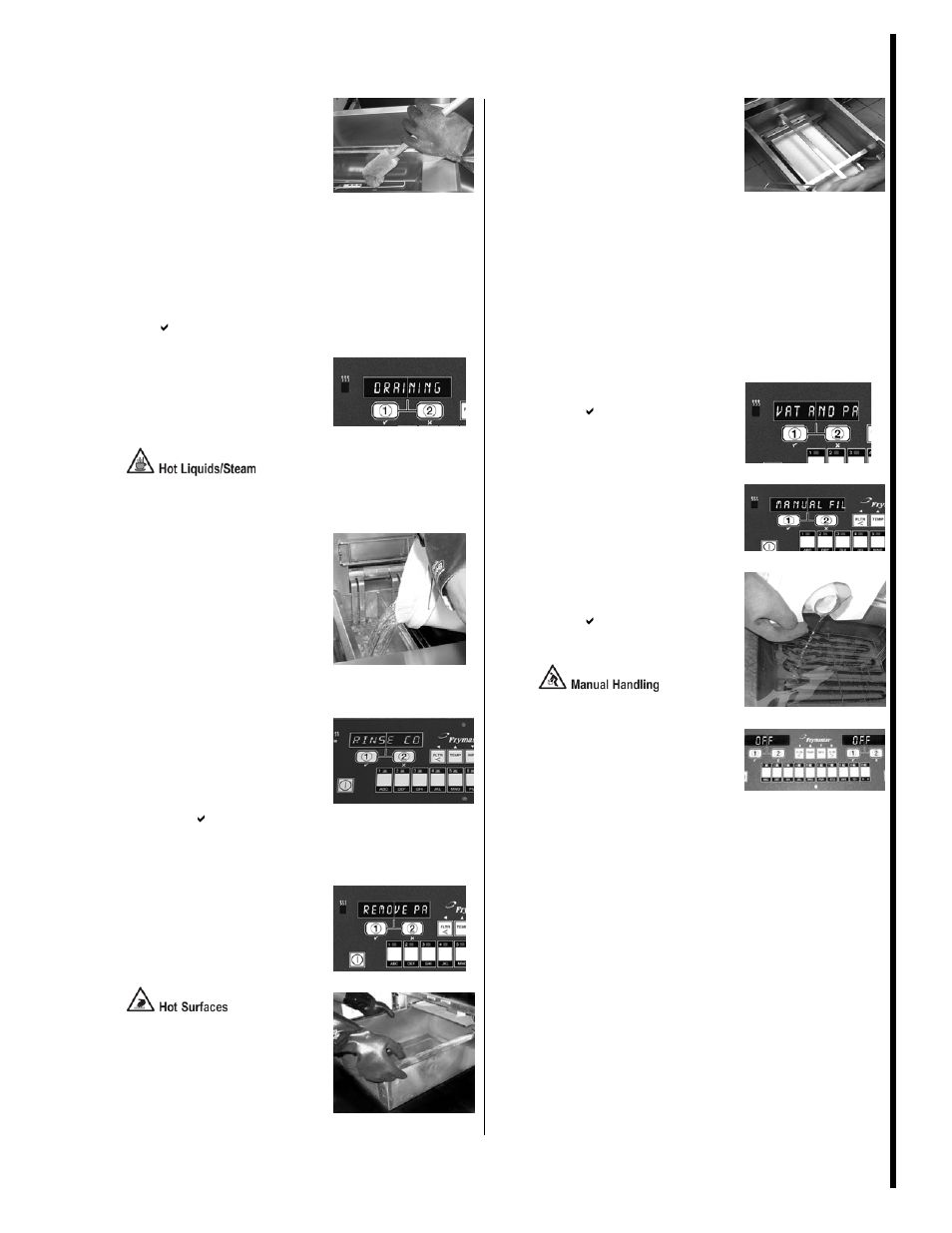 Deep clean mode jib system | Frymaster FR3 BIELA14 User Manual | Page 14 / 26