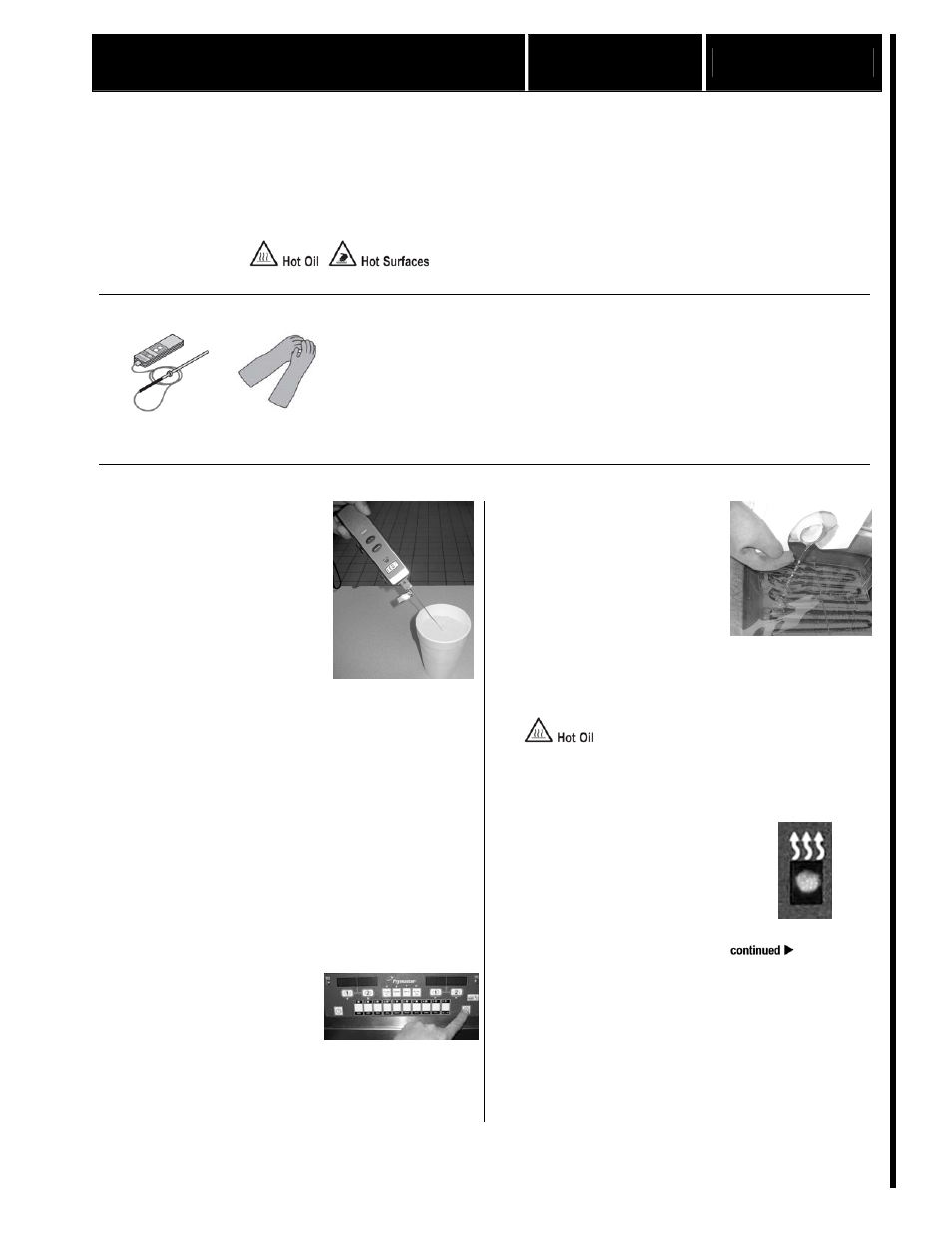 Calibrate fryer bi-weekly fr 3 b1 | Frymaster FR3 BIELA14 User Manual | Page 7 / 26