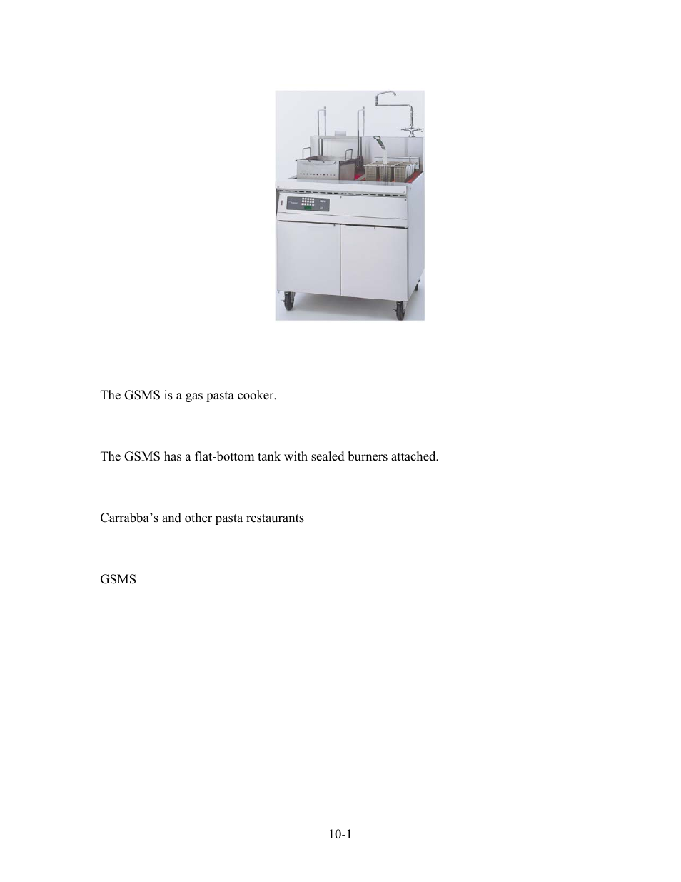 Gsms | Frymaster DECATHLON H50 User Manual | Page 50 / 70