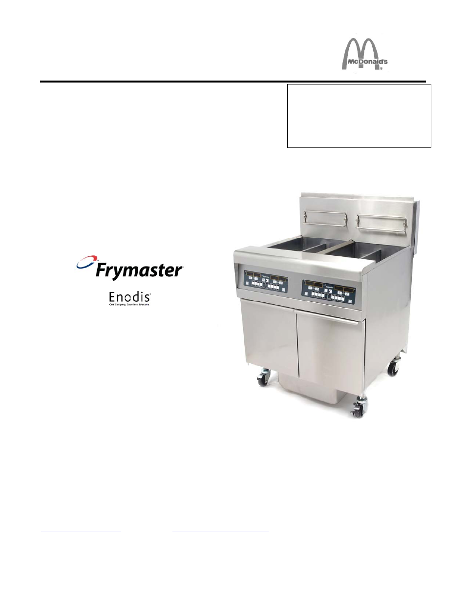 Frymaster Enodis MPH52/55 SERIES User Manual | 90 pages