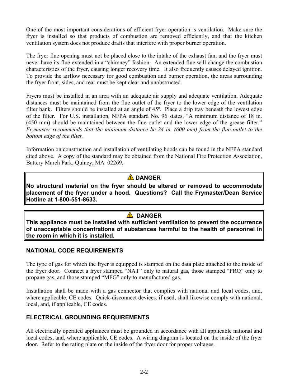 Frymaster 47 Series User Manual | Page 10 / 44