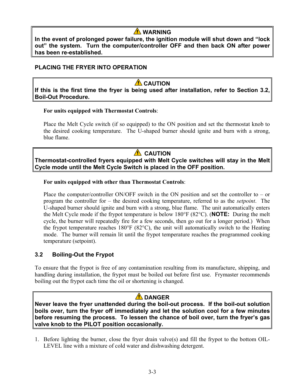 Frymaster 47 Series User Manual | Page 21 / 44