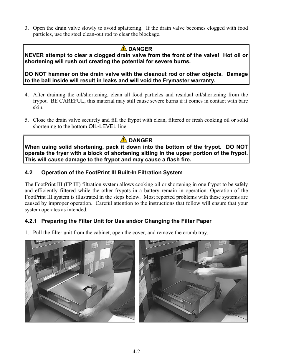 Frymaster 47 Series User Manual | Page 25 / 44