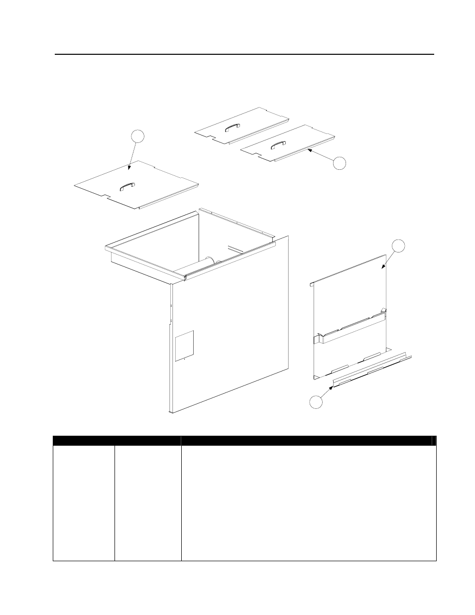 10 trough, holster, & cover components | Frymaster Dean FPHD User Manual | Page 74 / 76