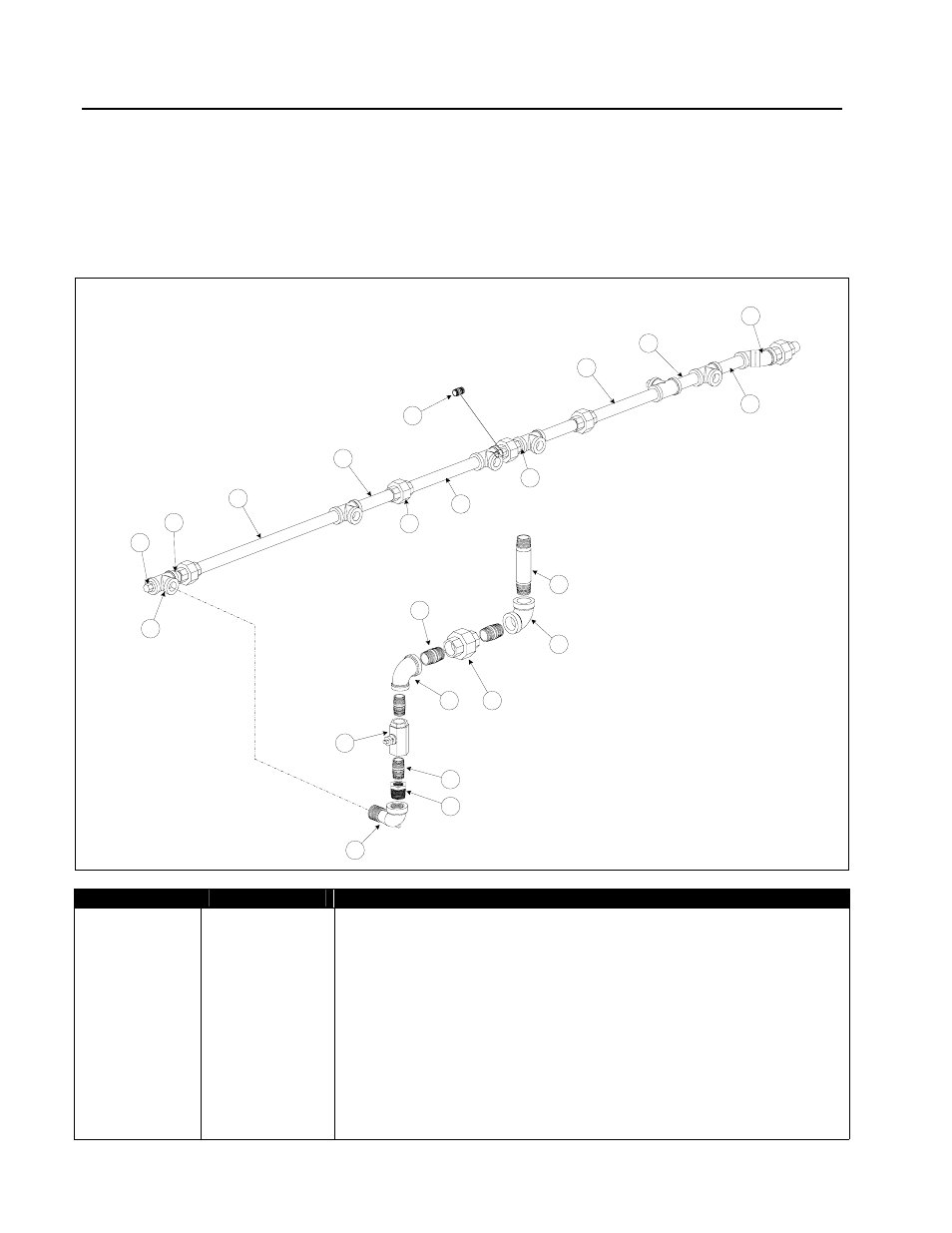 6 oil return manifold components, Dean millivolt gas fryers chapter 2: parts list | Frymaster Super Runner Series User Manual | Page 43 / 56