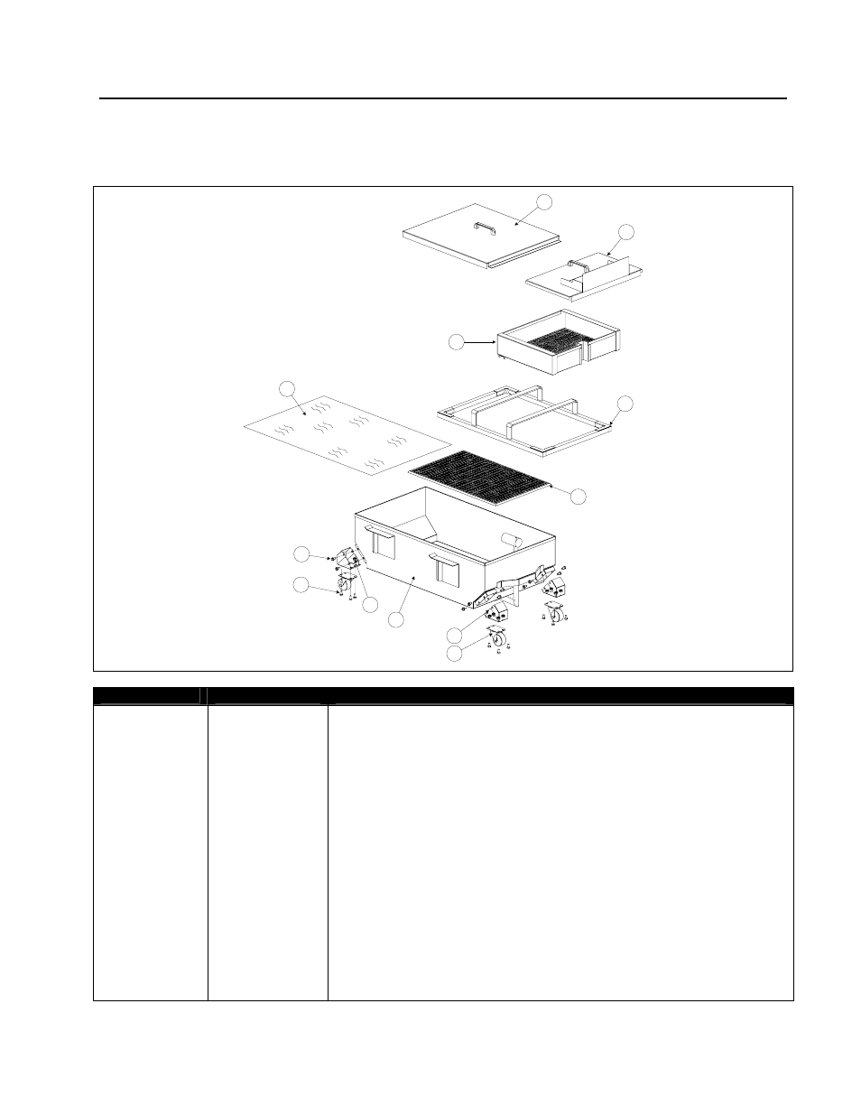 8 under fryer filter (uff) components | Frymaster Super Runner Series User Manual | Page 50 / 56