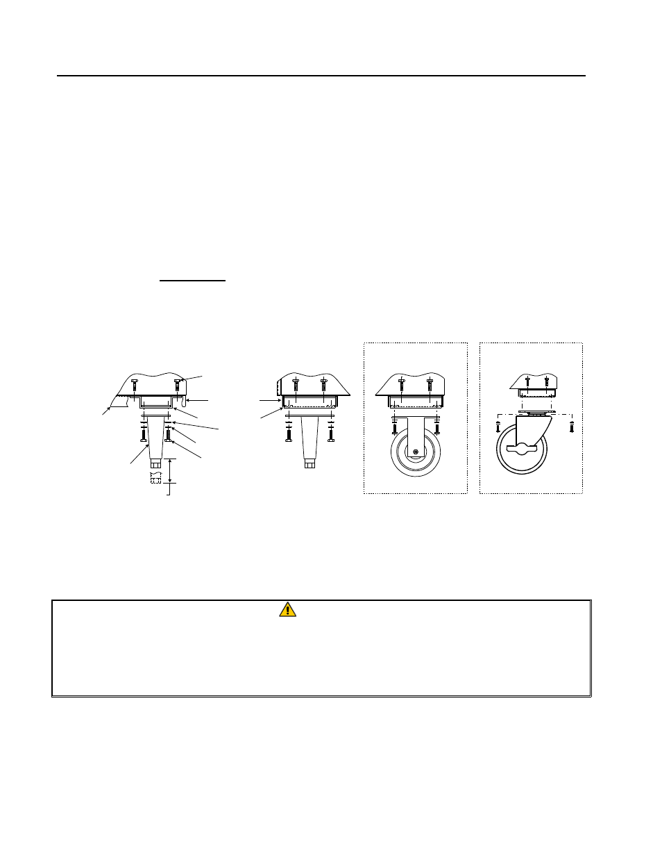 3 installing casters and legs | Frymaster BID80 Series User Manual | Page 14 / 62