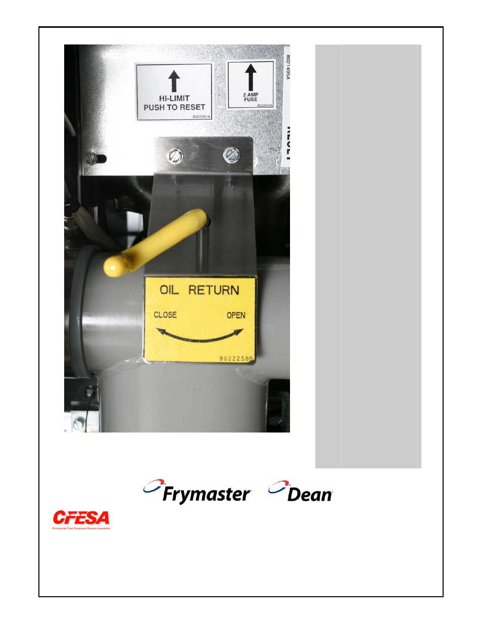Frymaster Single Under Fryer Filter (SUFF) User Manual | 54 pages