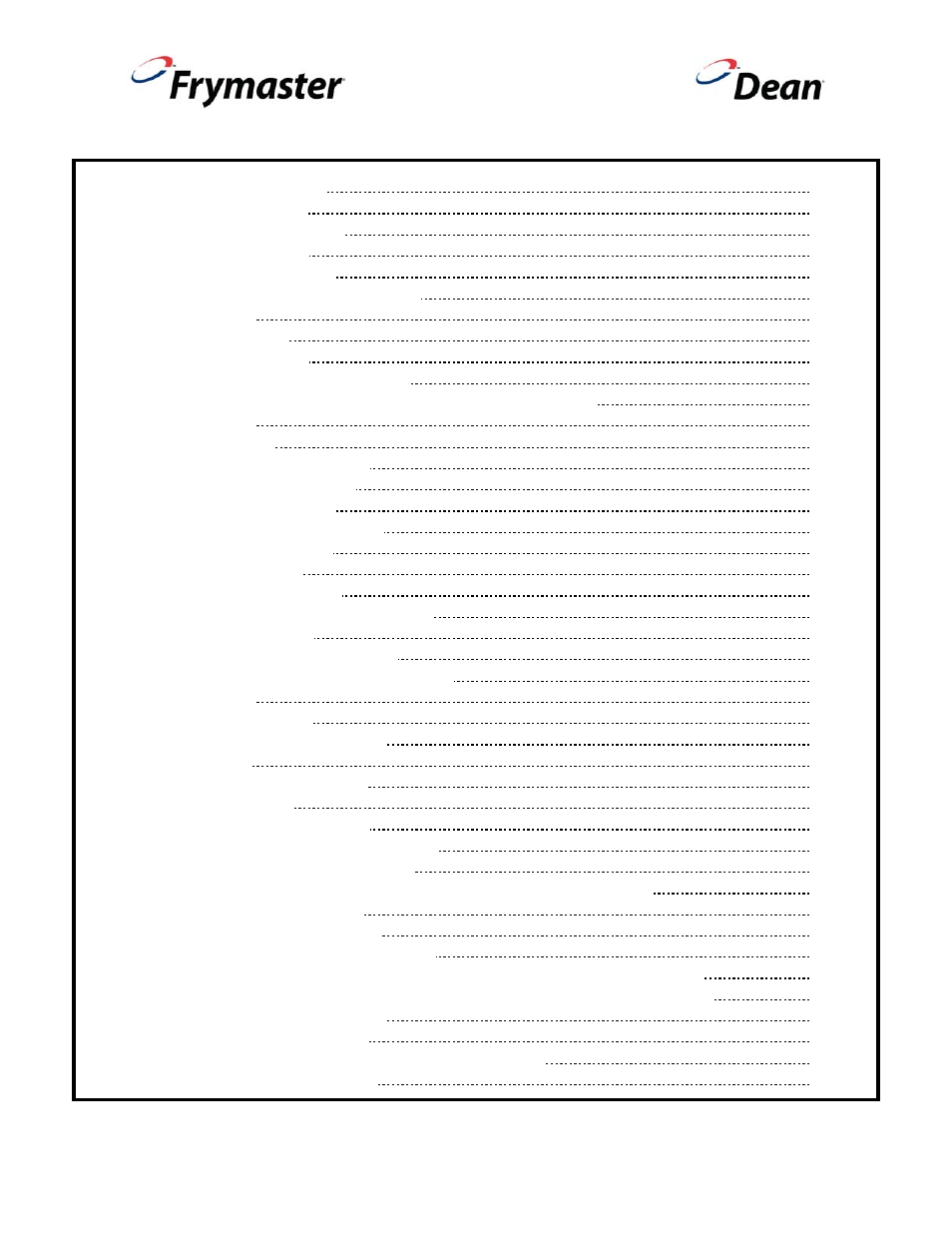 Frymaster Single Under Fryer Filter (SUFF) User Manual | Page 4 / 54