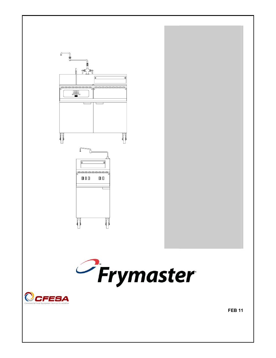 Frymaster 8SMS User Manual | 54 pages