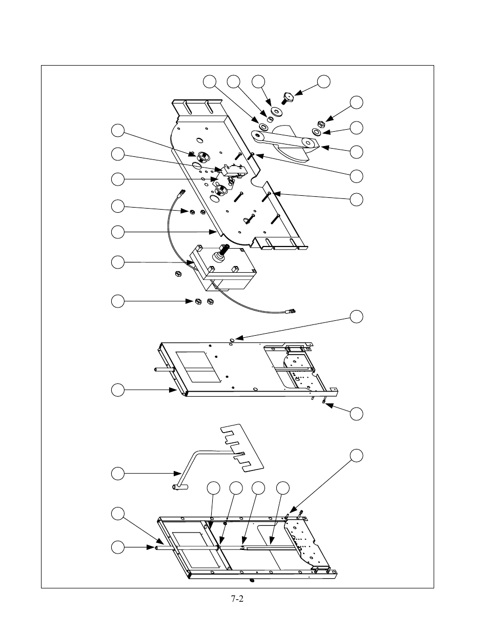 2 7.2 basket lift components | Frymaster 8SMS User Manual | Page 44 / 54