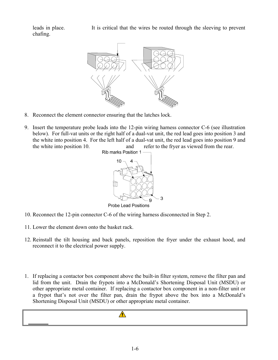 Danger | Frymaster Enodis MRE14 SERIES User Manual | Page 14 / 72