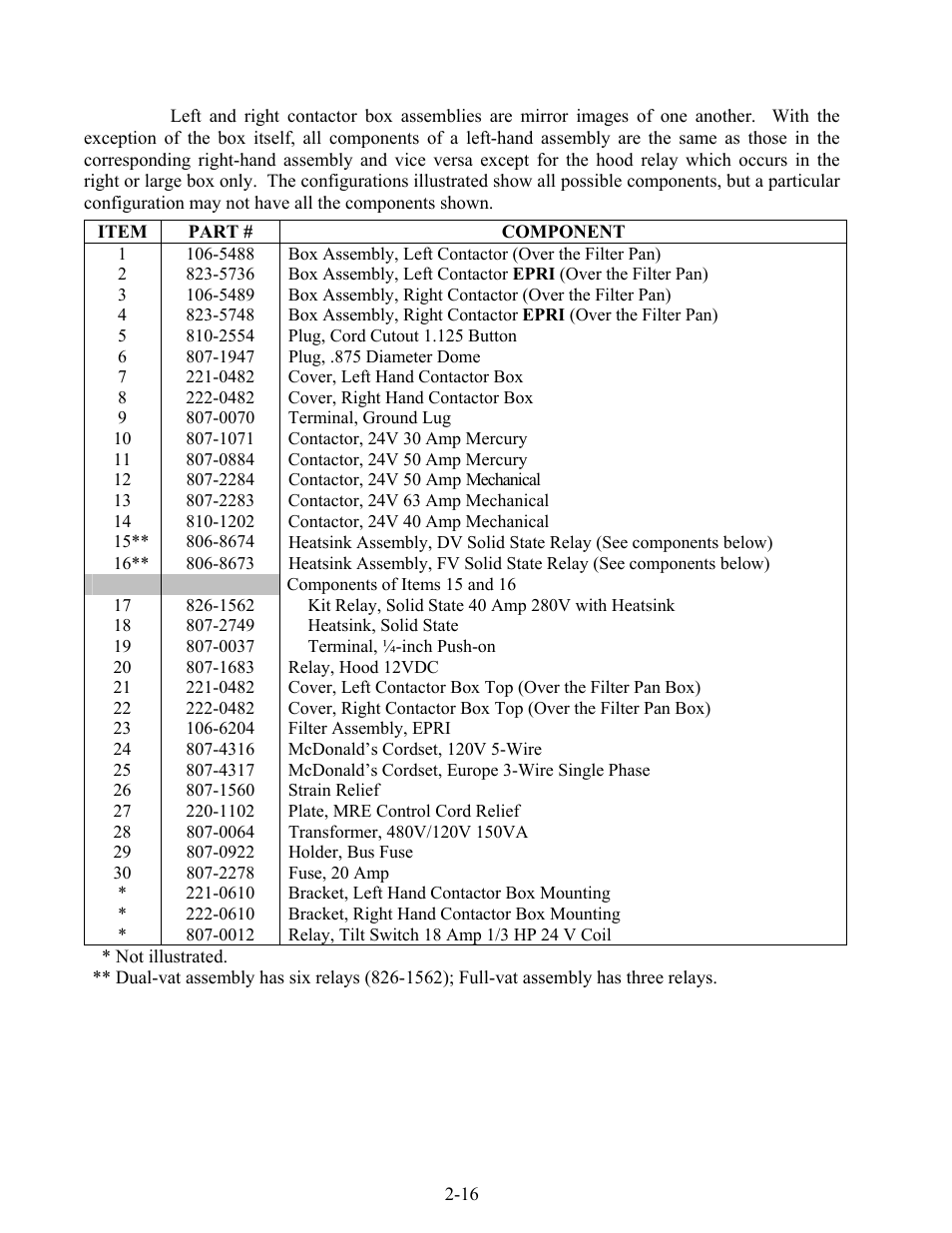 Frymaster Enodis MRE14 SERIES User Manual | Page 48 / 72