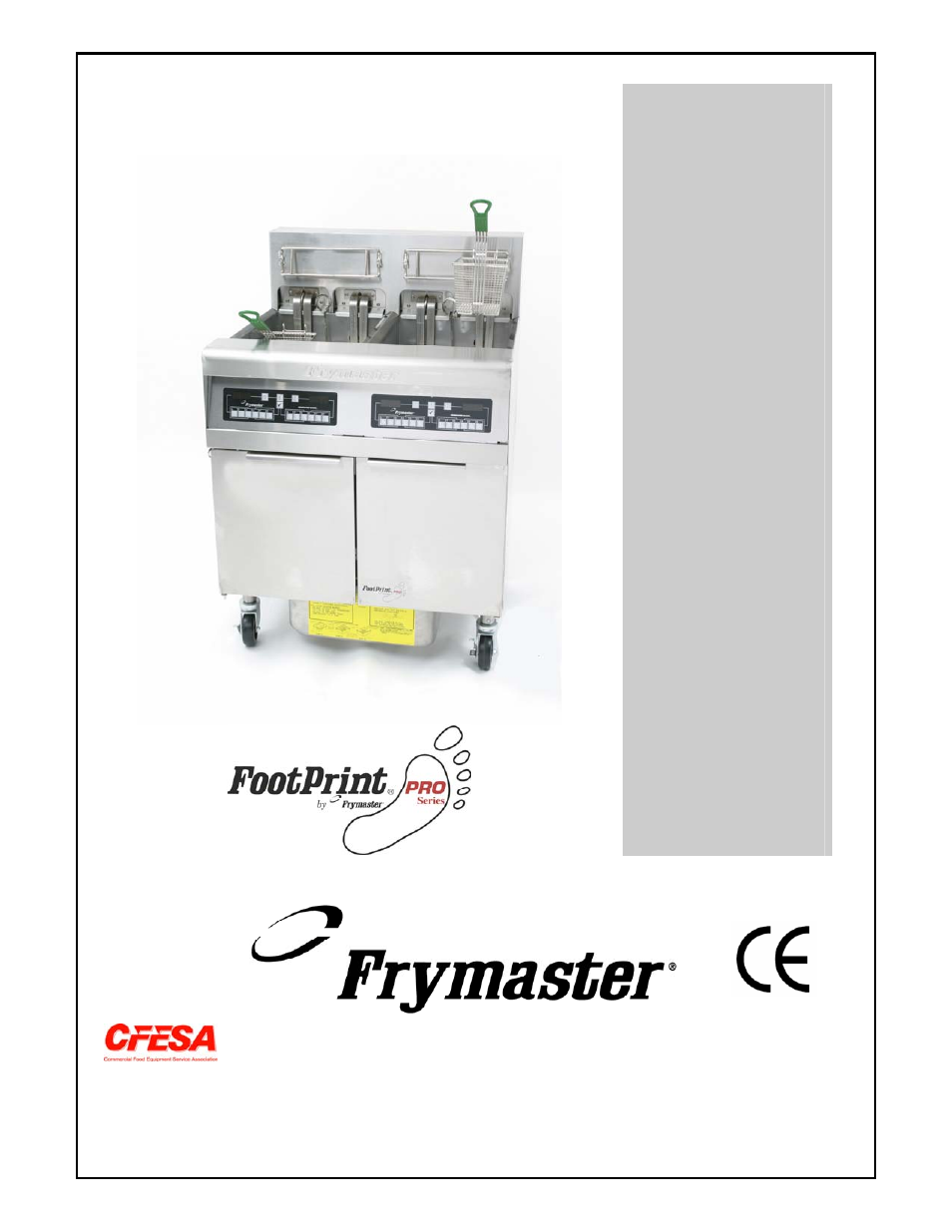 Frymaster FOOTPRINT 8195915 User Manual | 38 pages
