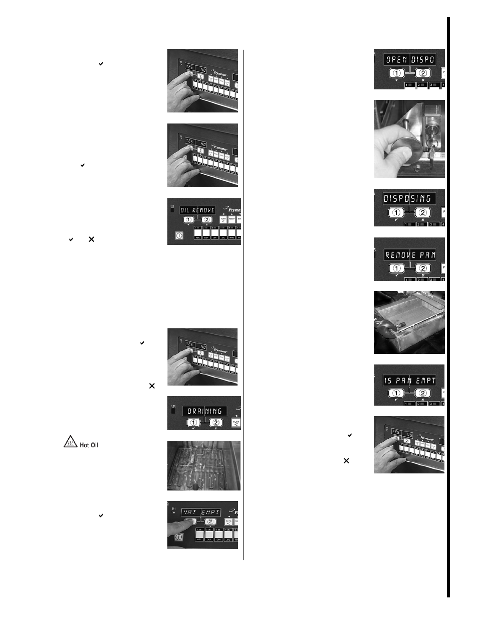 Deep clean mode bulk system | Frymaster BIGLA30 User Manual | Page 16 / 26