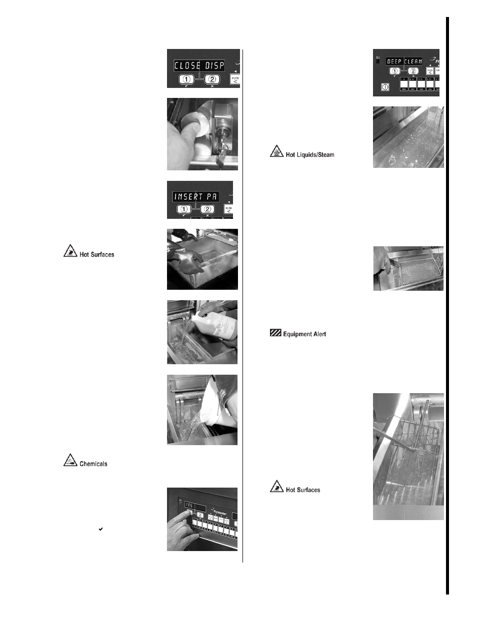 Deep clean mode bulk system | Frymaster BIGLA30 User Manual | Page 17 / 26