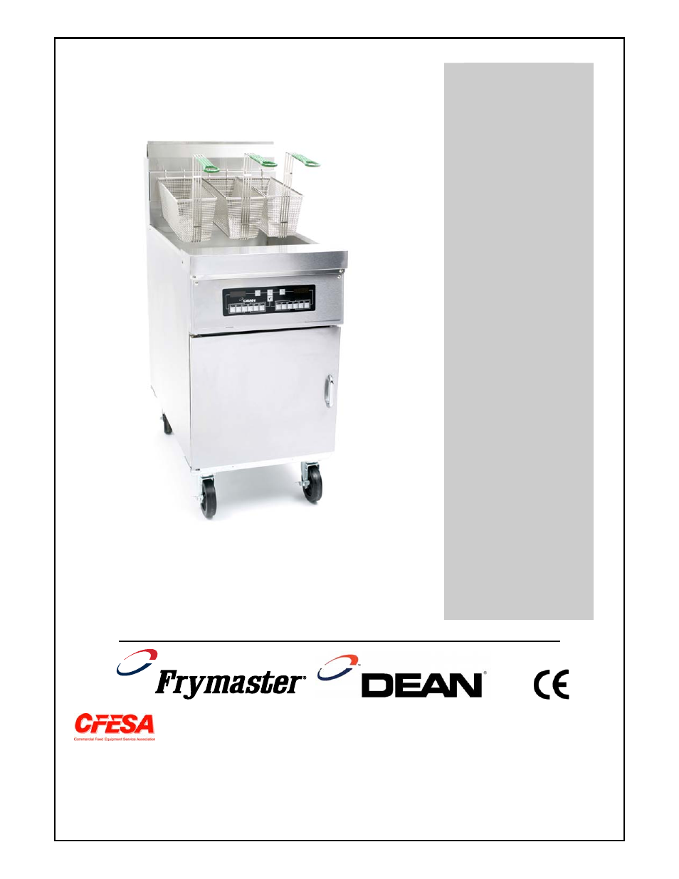 Frymaster HD User Manual | 52 pages