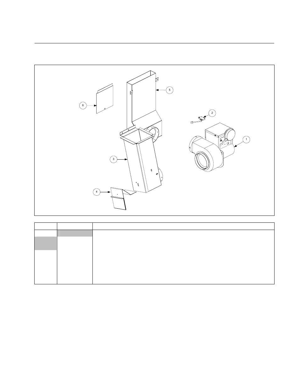 1 blower assembly and combustion air | Frymaster FLAT BOTTOM 2424G User Manual | Page 44 / 76