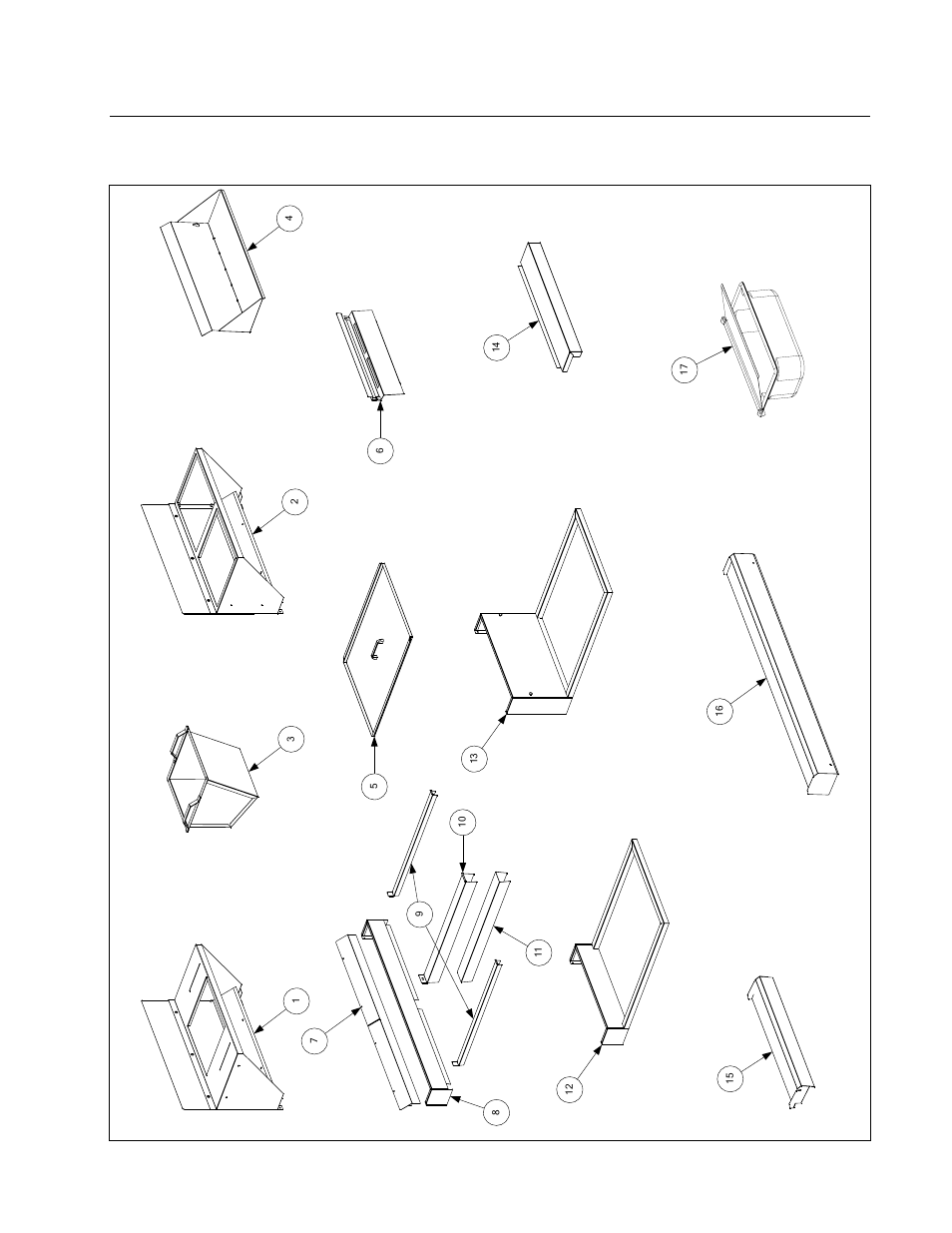 3 flue caps, top caps, and related components | Frymaster FLAT BOTTOM 2424G User Manual | Page 47 / 76