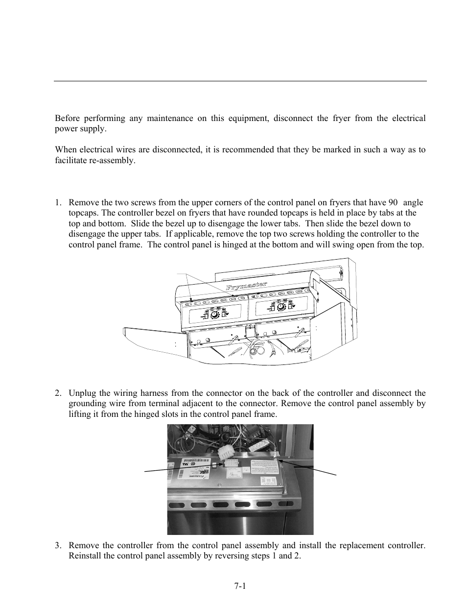 Frymaster H22SC User Manual | Page 31 / 74