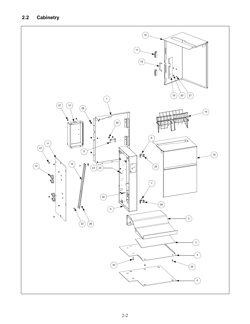 2 cabinetry | Frymaster CT16 Series User Manual | Page 16 / 26