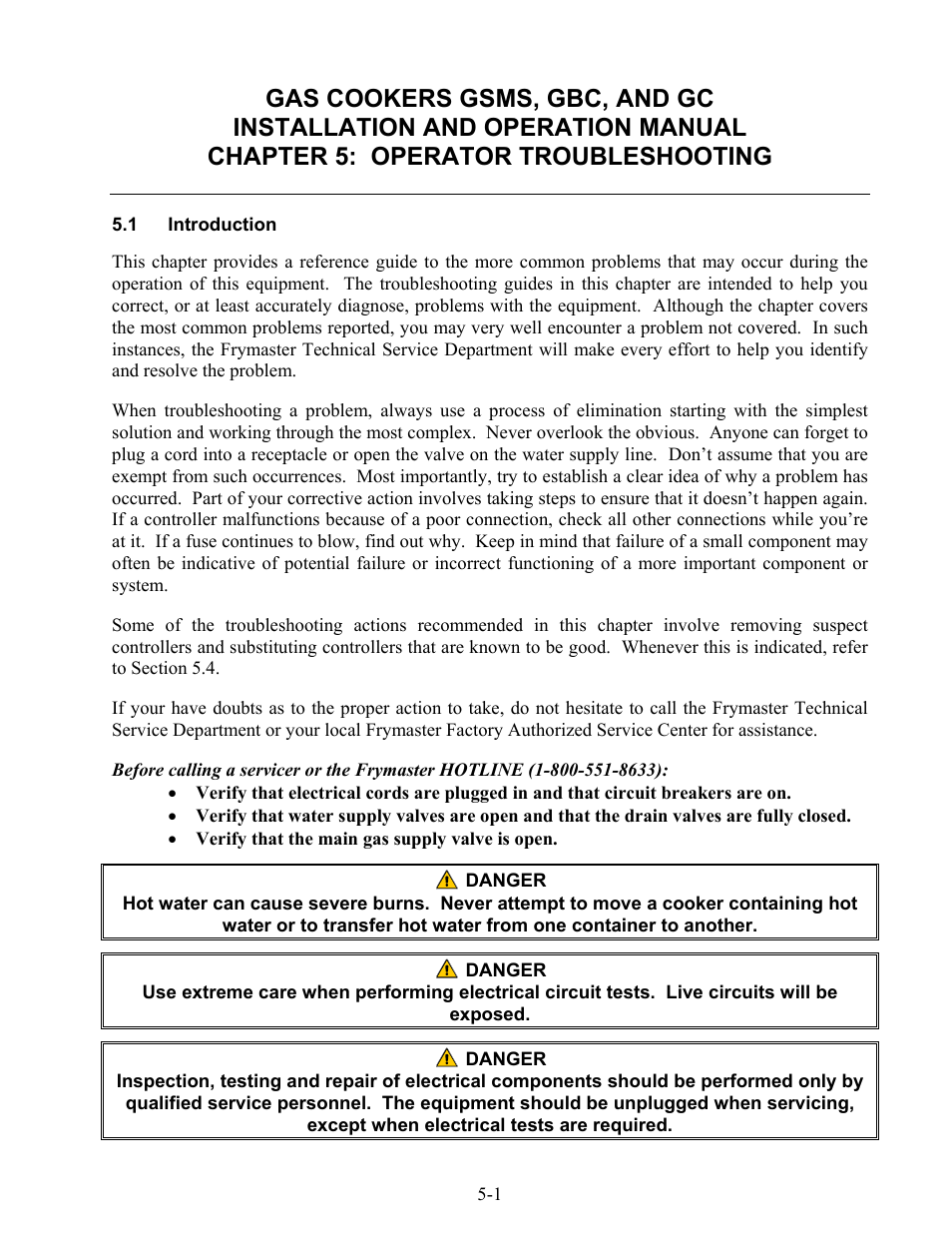 Frymaster GC User Manual | Page 27 / 34