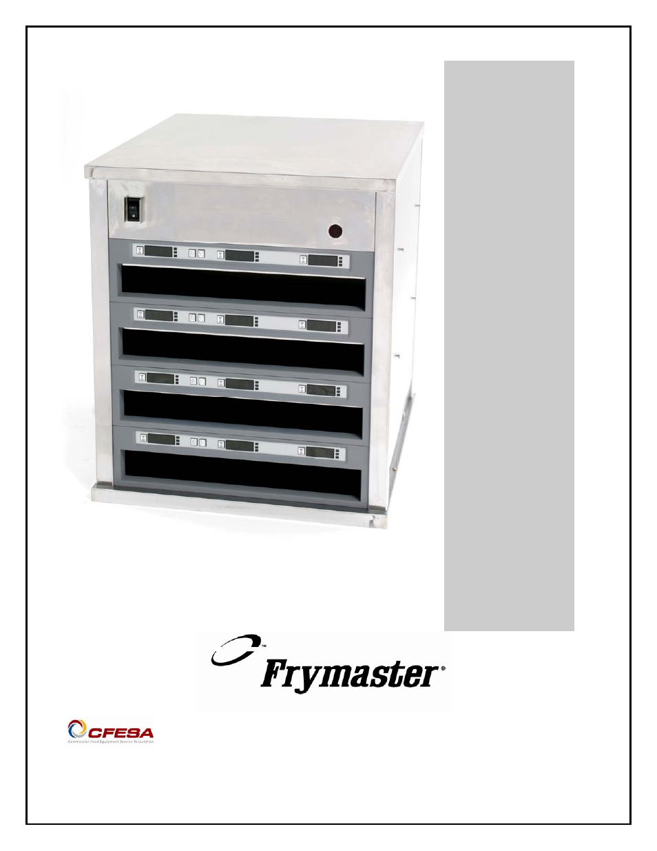 Frymaster 819-6213 User Manual | 32 pages
