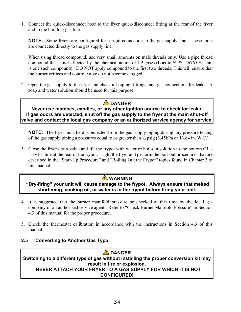 Frymaster GF14 User Manual | Page 12 / 26